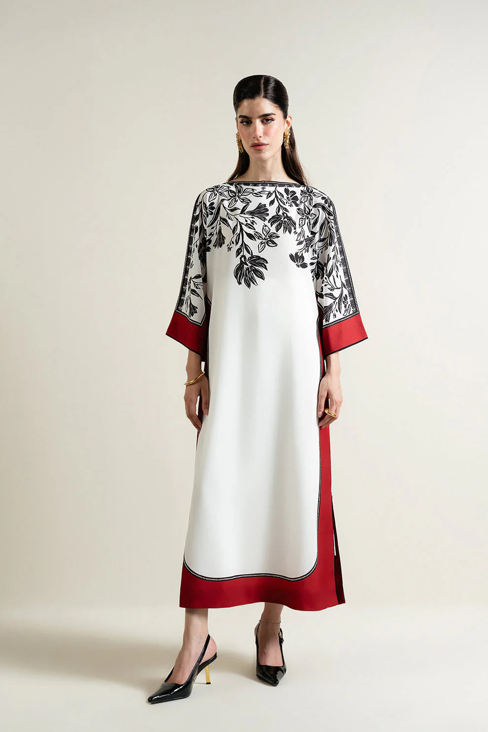 Warda Long Length Stitched 3-PCS