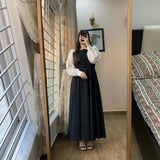 BLACK AND WHITE LOVE LONG MAXI