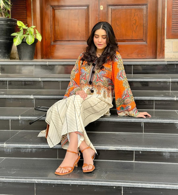 HIRA DIGITAL Stitched 2PC