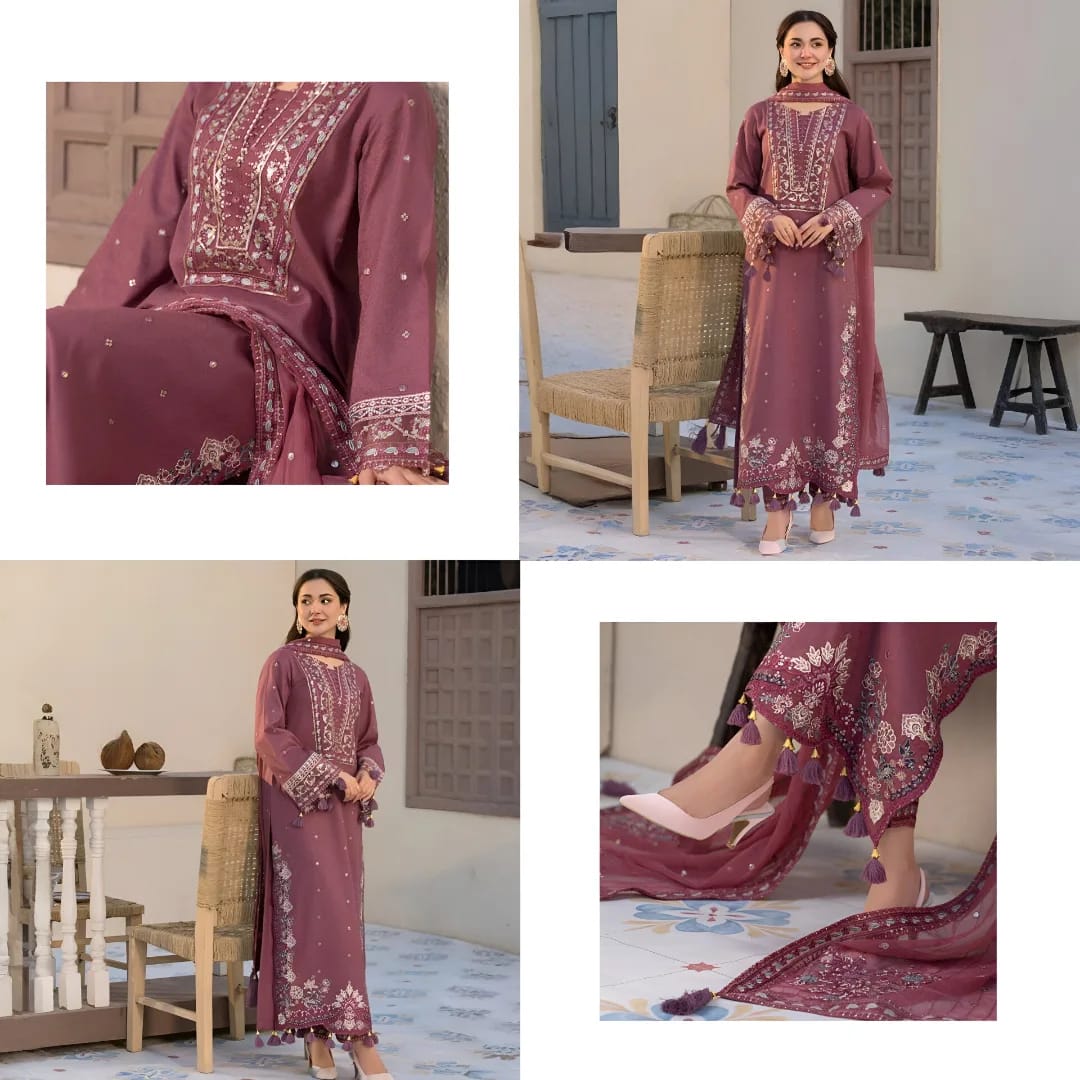 Beery Embroidery 3Pc