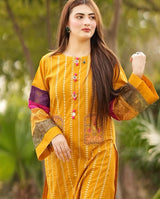 Double Pocket Self Embroidery 2PC