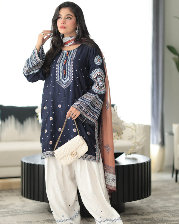 Dastan Embroidery 3Pc