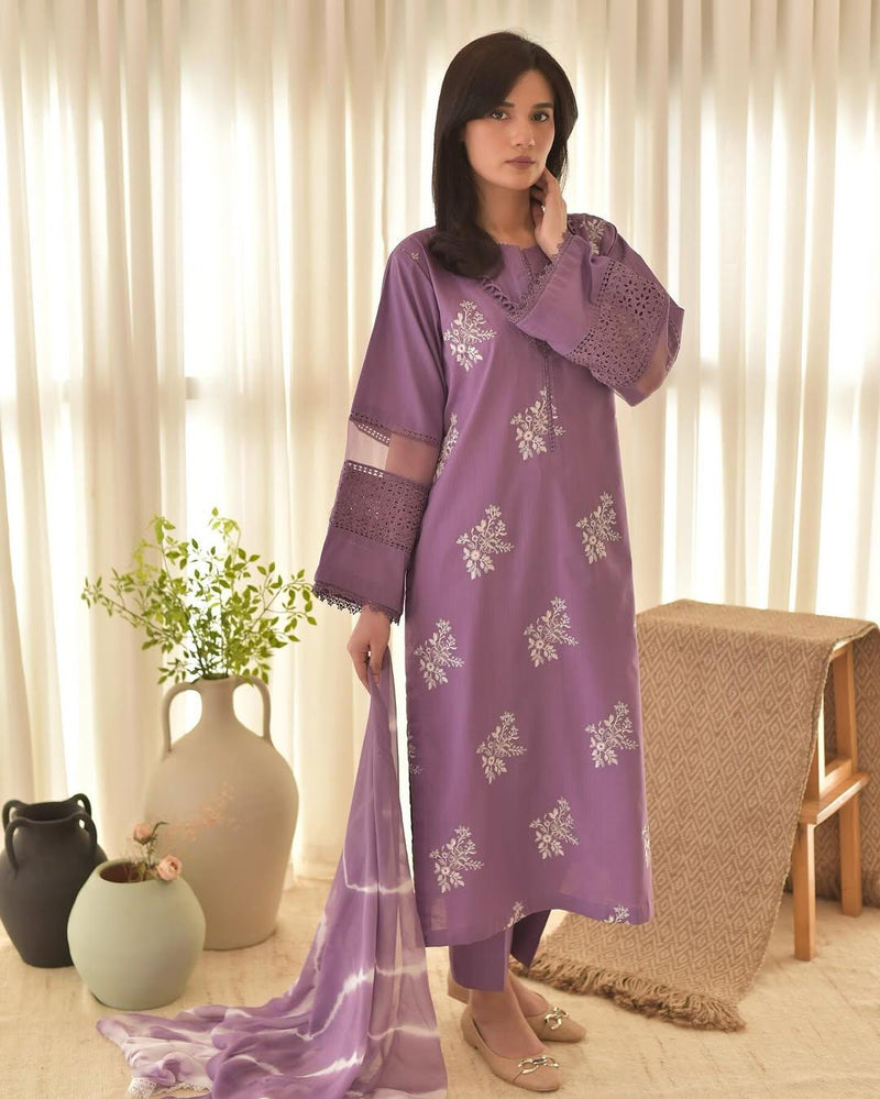 HORIYA EMBROIDERY 3Pc