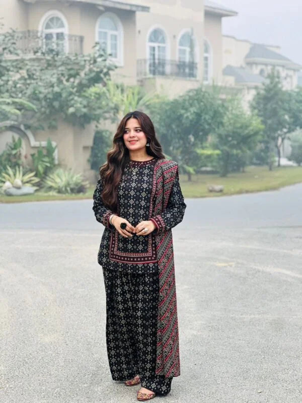 DIGITAL CHUNRI 3 Piece Suit