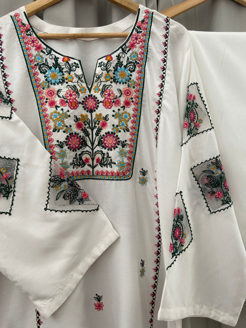 Zimal Embroidered 2PC