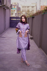 Double Pocket Self Embroidery 2PC