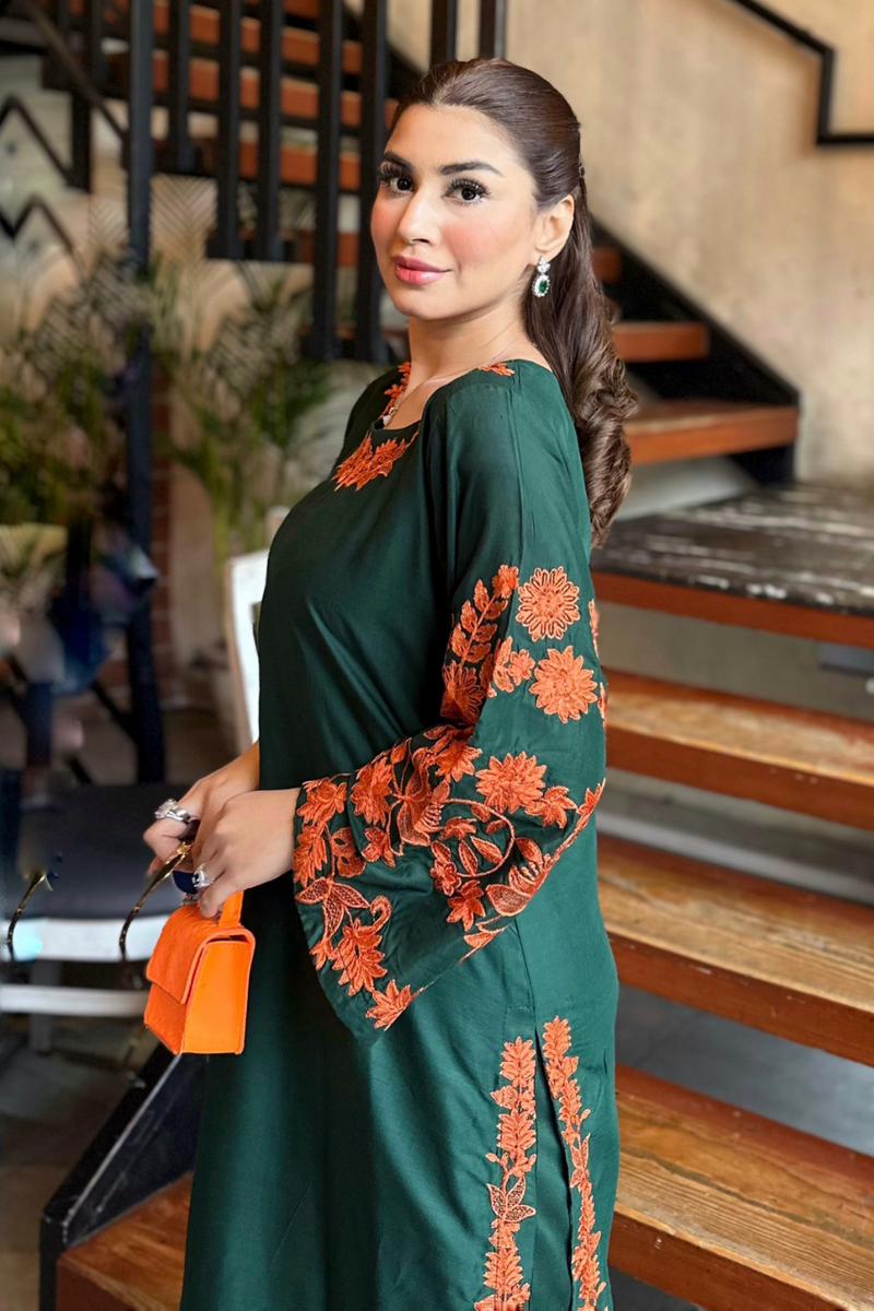 OMAL EMBROIDERED LONG LENGHT